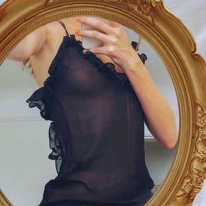 NWT Odile Chiffon Slip Dress